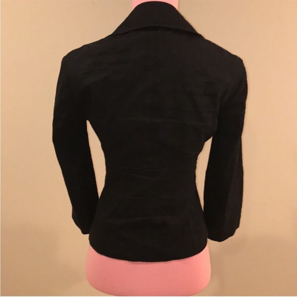 Theory lightweight black jacket with waist tie. Size O - Picture 4 of 5